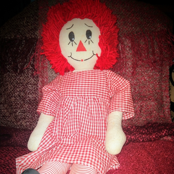 Vintage Rag doll (Raggedy Ann) - Picture 3 of 4